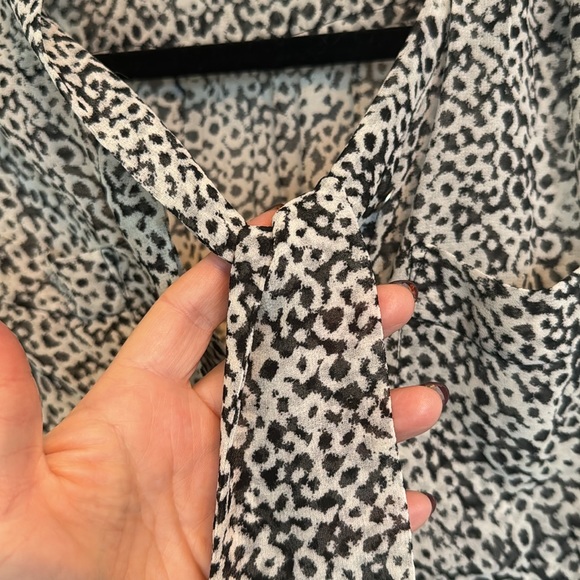 GAP sheer leopard blouse - Picture 3 of 5